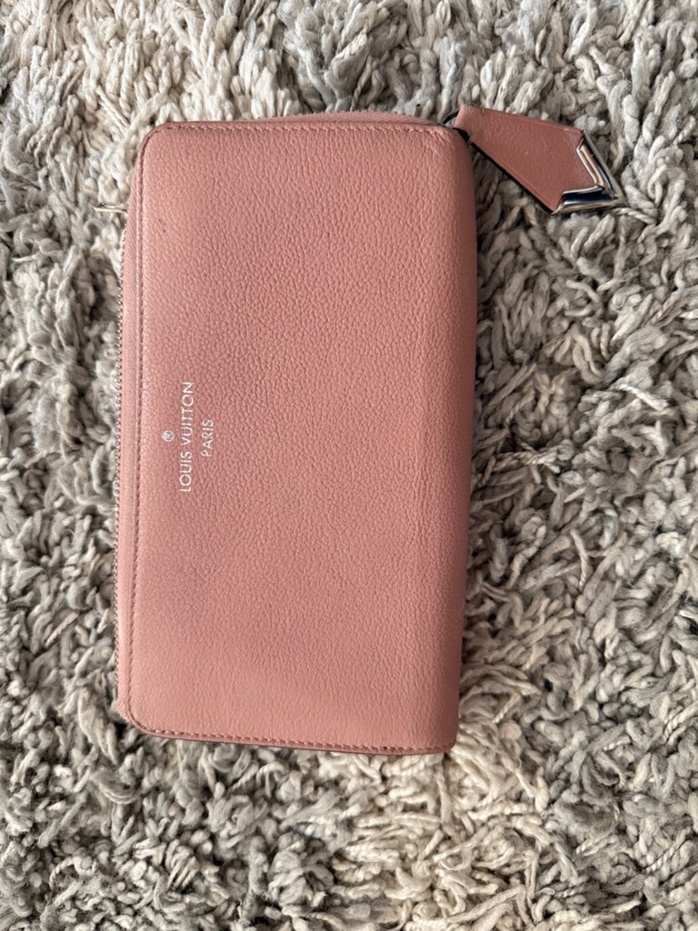 Authentic Louis Vuitton Dusty Rose Zip-Around Wallet